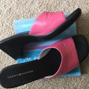Pretty pink Tommy Hilfinger sandals